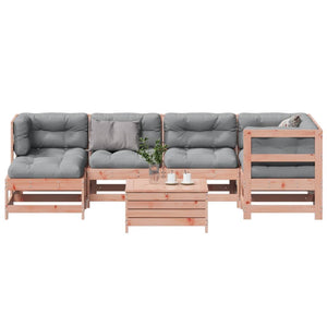 Set Divani Giardino 7 pz con Cuscini Legno Massello di Douglas 3250914
