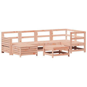 Set Divani da Giardino 7 pz in Legno Massello Abete Douglas 3250918