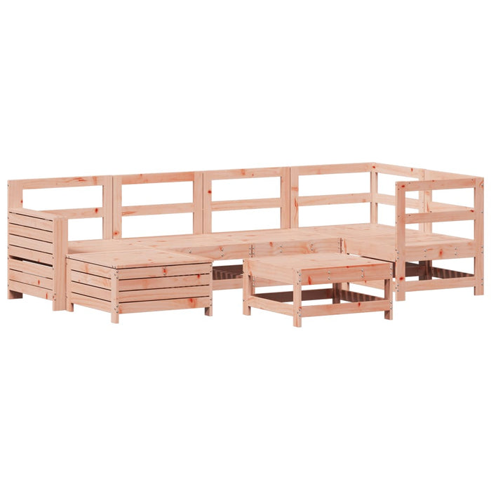 Set Divani da Giardino 7 pz in Legno Massello Abete Douglas 3250918