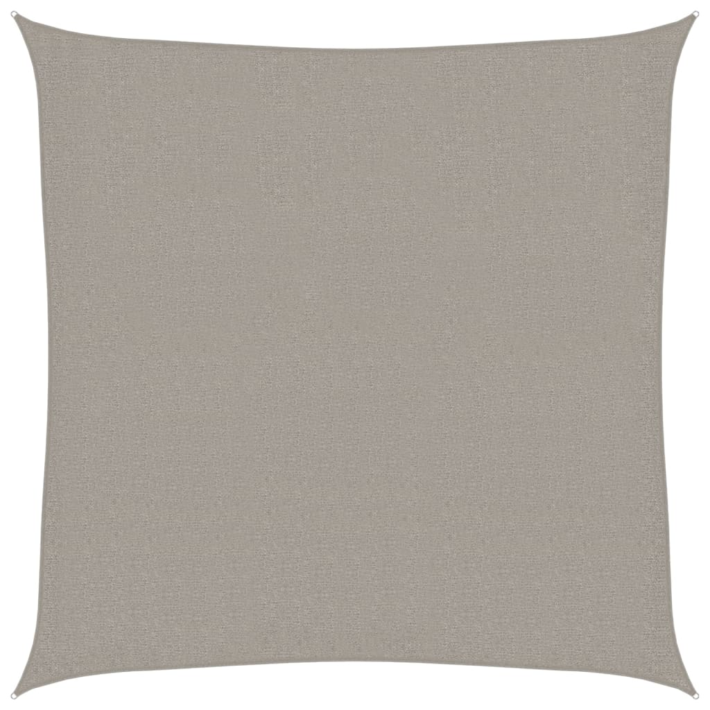 Vela Parasole 160 g/m² Quadrata Grigio Chiaro 3x3 m in HDPE 4001966