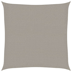 Vela Parasole 160 g/m² Quadrata Grigio Chiaro 3x3 m in HDPE 4001966