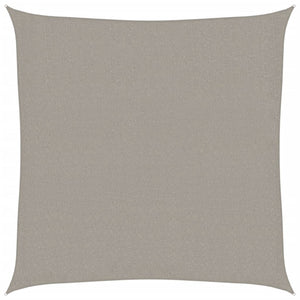 Vela Parasole 160 g/m² Quadrata Grigio Chiaro 3,6x3,6 m in HDPE 4001967