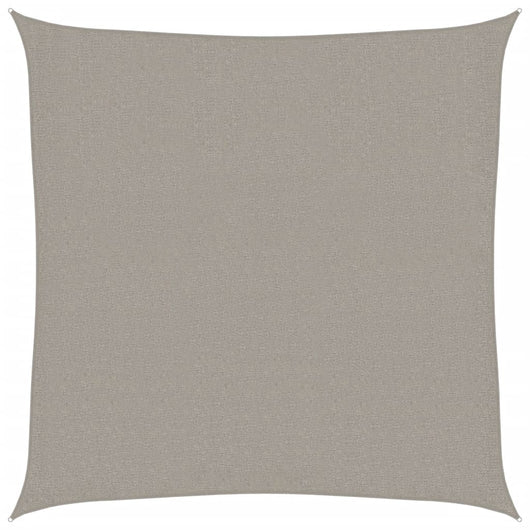 Vela Parasole 160 g/m² Quadrata Grigio Chiaro 3,6x3,6 m in HDPE 4001967