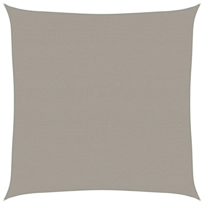 Vela Parasole 160 g/m² Quadrata Grigio Chiaro 4,5x4,5 m in HDPE 4001969