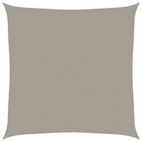 Vela Parasole 160 g/mÂ² Quadrata Grigio Chiaro 4,5x4,5 m in HDPE