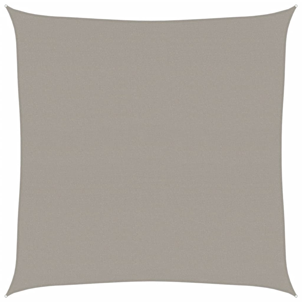 Vela Parasole 160 g/m² Quadrata Grigio Chiaro 5x5 m in HDPE 4001970