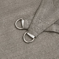vidaXL Vela Parasole 160 g/m² Quadrata Grigio Chiaro 5x5 m in HDPE