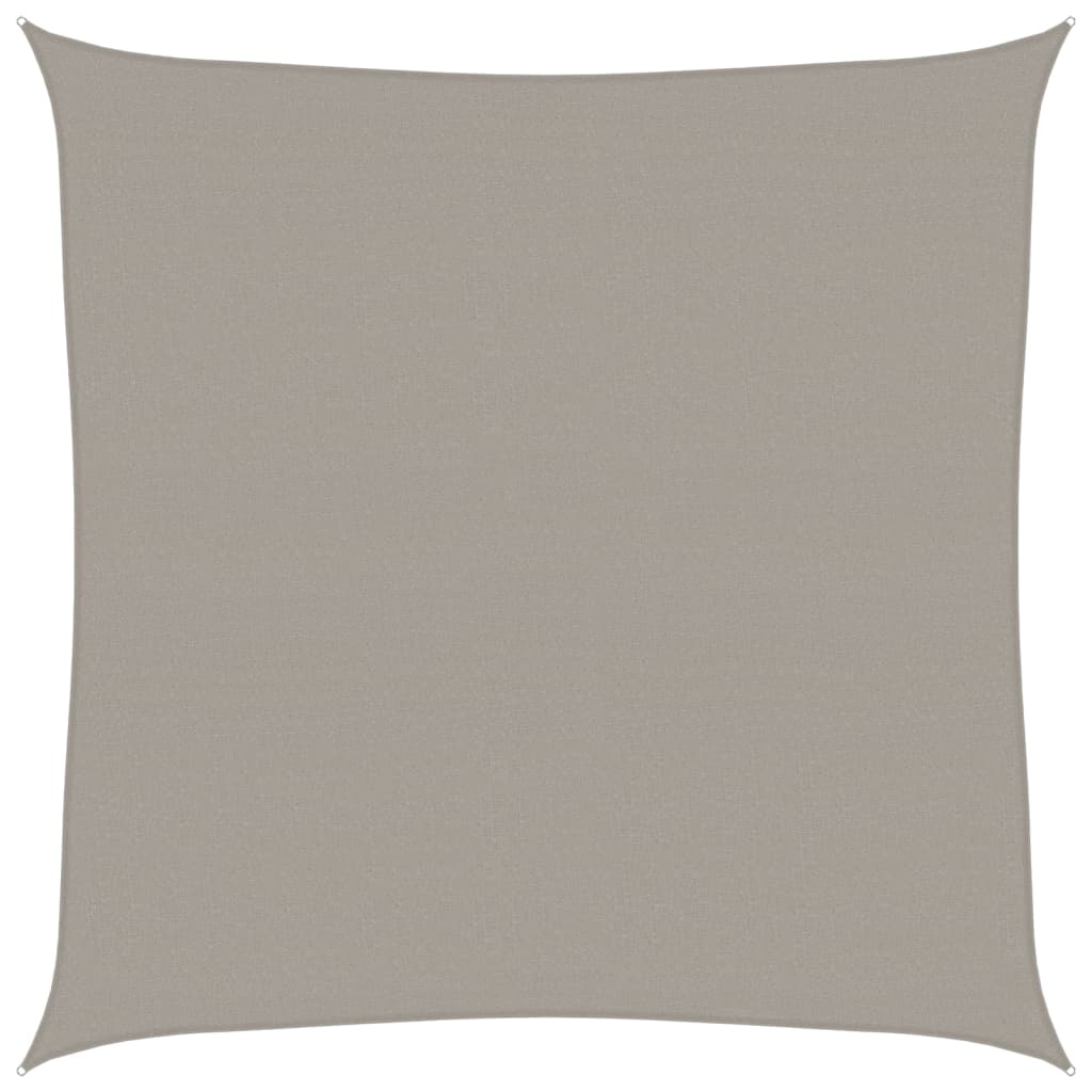 Vela Parasole 160 g/m² Quadrata Grigio Chiaro 7x7 m in HDPE 4001972