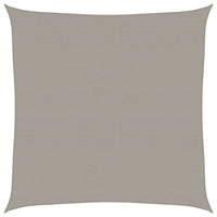 Vela Parasole 160 g/m² Quadrata Grigio Chiaro 7x7 m in HDPE 4001972