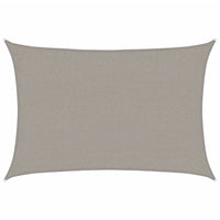 Vela Parasole 160 g/m² Rettangolare Grigio Chiaro 2x3 m in HDPE 4001974