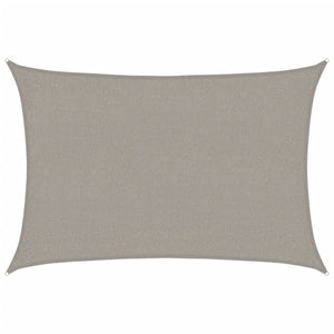 Vela Parasole 160 g/m² Rettangolare Grigio Chiaro 2x3 m in HDPE 4001974