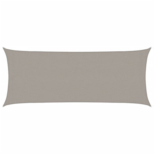 Vela Parasole 160 g/mÂ² Rettangolare Grigio Chiaro 2x4,5 m HDPE