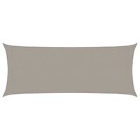 Vela Parasole 160 g/m² Rettangolare Grigio Chiaro 2x5 m in HDPE