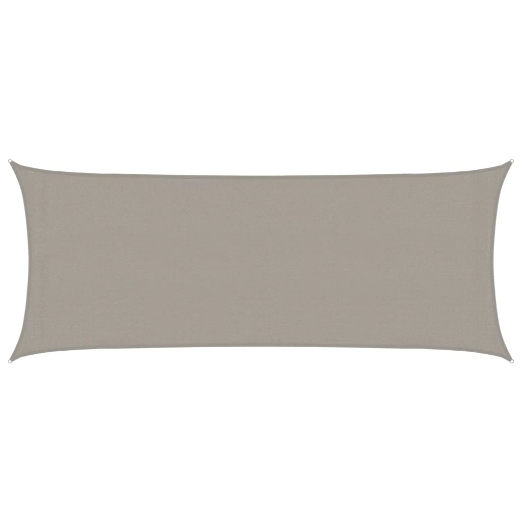 Vela Parasole 160 g/m² Rettangolare Grigio Chiaro 2x5 m in HDPE 4001978