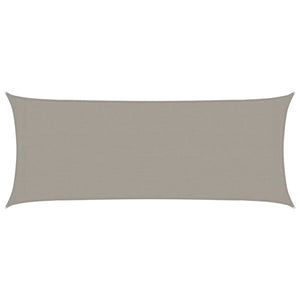 Vela Parasole 160 g/m² Rettangolare Grigio Chiaro 2x5 m in HDPE 4001978