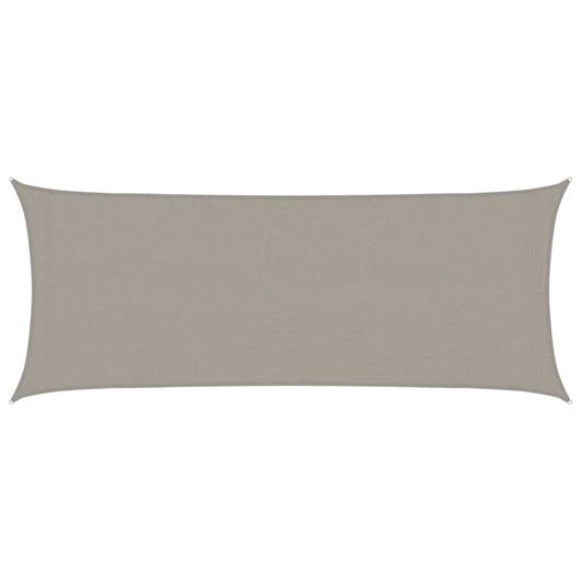 Vela Parasole 160 g/m² Rettangolare Grigio Chiaro 2x5 m in HDPE 4001978