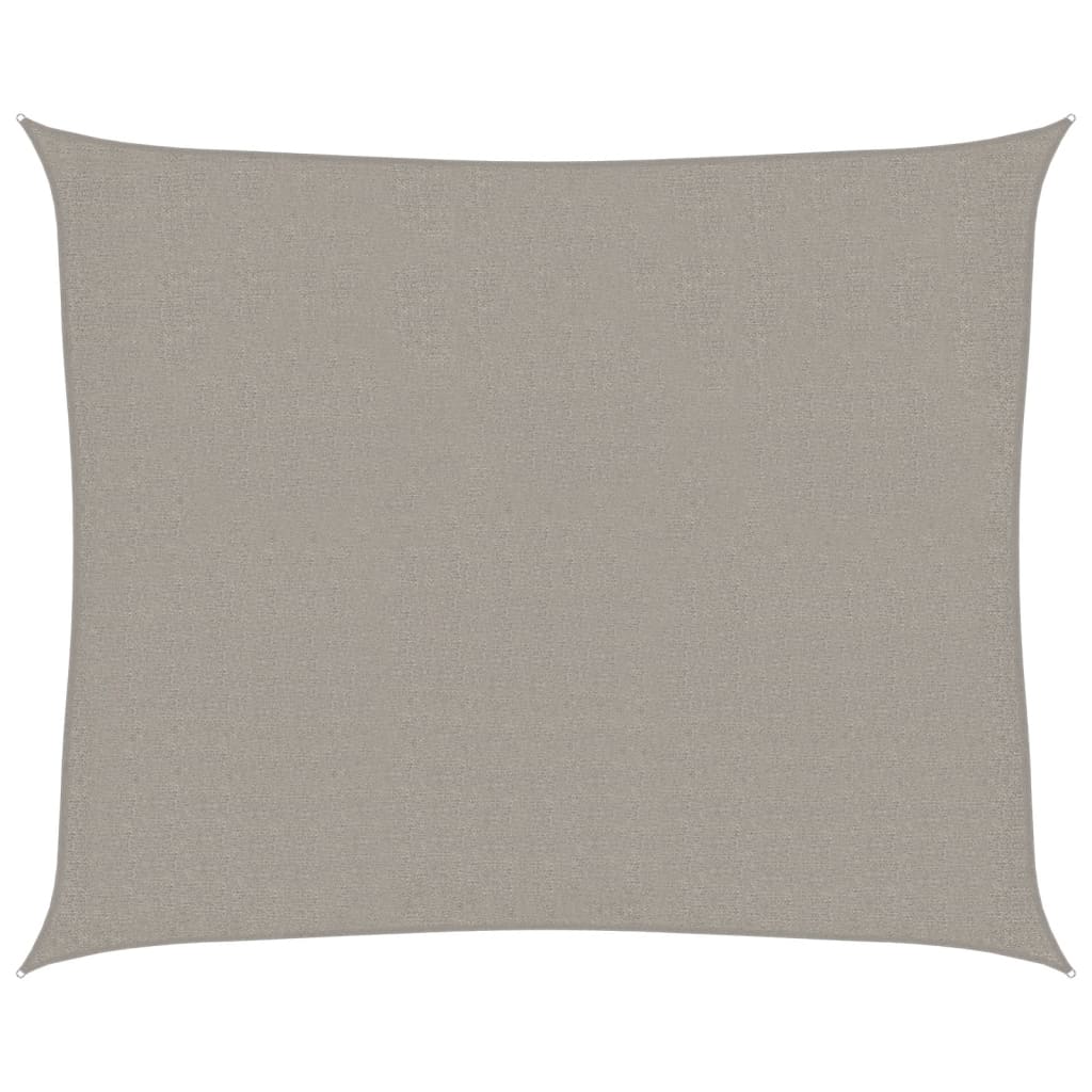 Vela Parasole 160 g/m² Rettangolare Grigio Chiaro 2,5x3 m HDPE 4001979