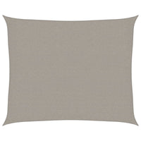 Vela Parasole 160 g/m² Rettangolare Grigio Chiaro 2,5x3 m HDPE 4001979