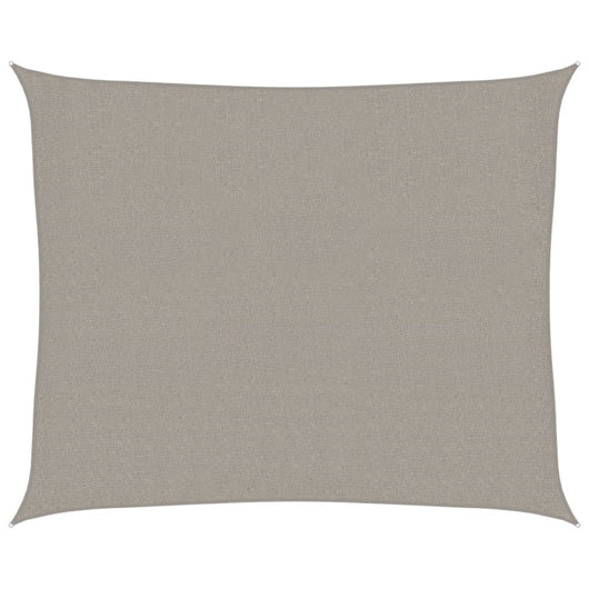 Vela Parasole 160 g/m² Rettangolare Grigio Chiaro 2,5x3 m HDPE 4001979