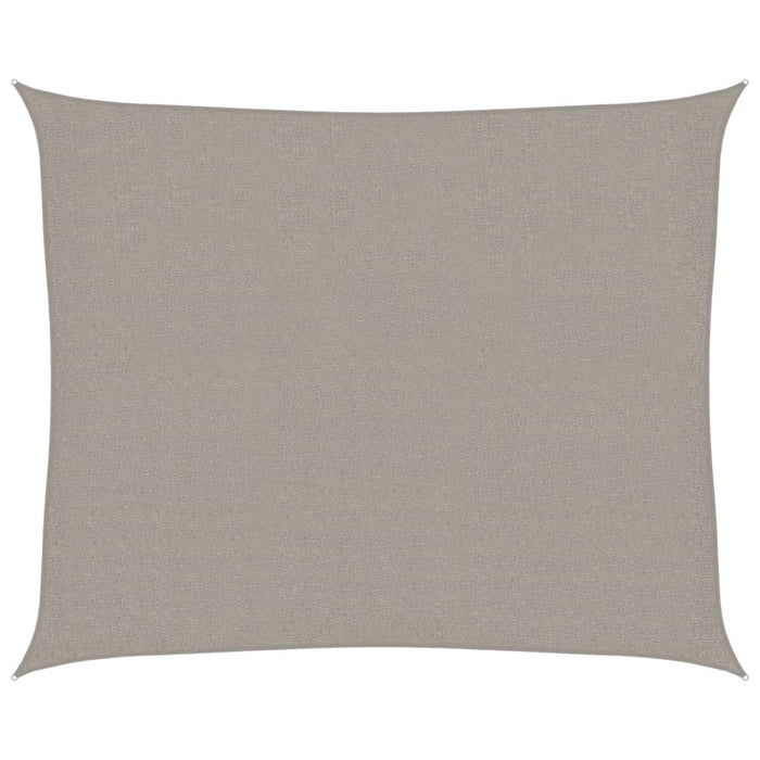 Vela Parasole 160 g/m² Rettangolare Grigio Chiaro 2,5x3 m HDPE 4001979