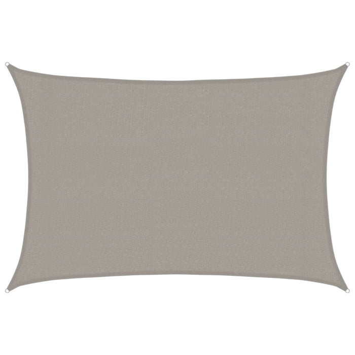 Vela Parasole 160 g/m² Rettangolare Grigio Chiaro 3x4 m in HDPE 4001984