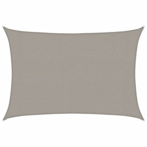 Vela Parasole 160 g/m² Rettangolare Grigio Chiaro 3x4,5 m HDPE 4001985