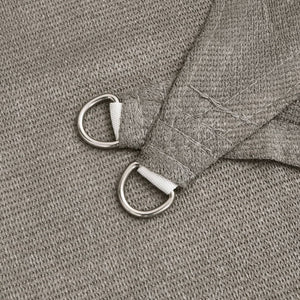 Vela Parasole 160 g/m² Rettangolare Grigio Chiaro 3x5 m in HDPE 4001986