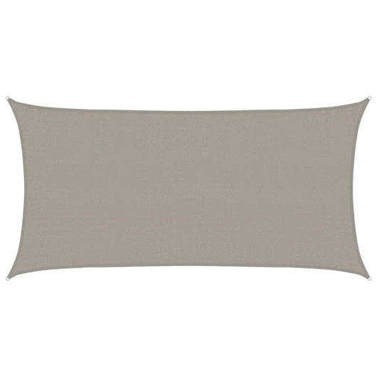 Vela Parasole 160 g/m² Rettangolare Grigio Chiaro 3x6 m in HDPE 4001987