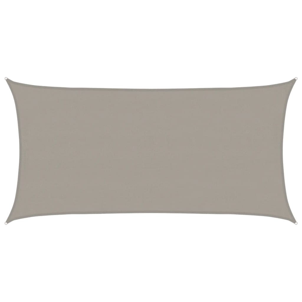 Vela Parasole 160 g/m² Rettangolare Grigio Chiaro 4x7 m in HDPE 4001992