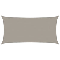 vidaXL Vela Parasole 160 g/m² Rettangolare Grigio Chiaro 4x7 m in HDPE
