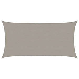 vidaXL Vela Parasole 160 g/m² Rettangolare Grigio Chiaro 4x7 m in HDPE