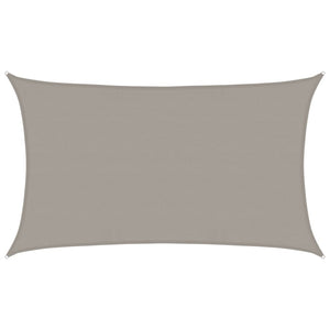 Vela Parasole 160 g/m² Rettangolare Grigio Chiaro 5x8 m in HDPE 4001995
