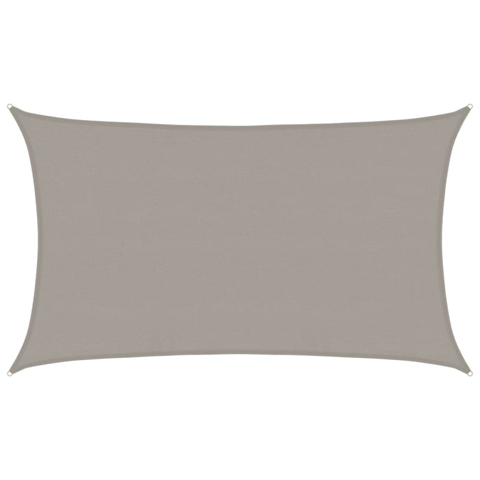 Vela Parasole 160 g/m² Rettangolare Grigio Chiaro 5x8 m in HDPE 4001995