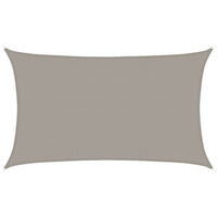 Vela Parasole 160 g/m² Rettangolare Grigio Chiaro 5x8 m in HDPE