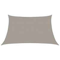 vidaXL Vela Parasole 160 g/m² Trapezio Grigio Chiaro 3/4x2 m in HDPE