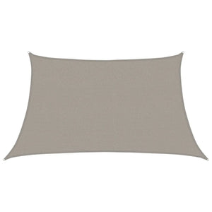 vidaXL Vela Parasole 160 g/m² Trapezio Grigio Chiaro 3/4x2 m in HDPE
