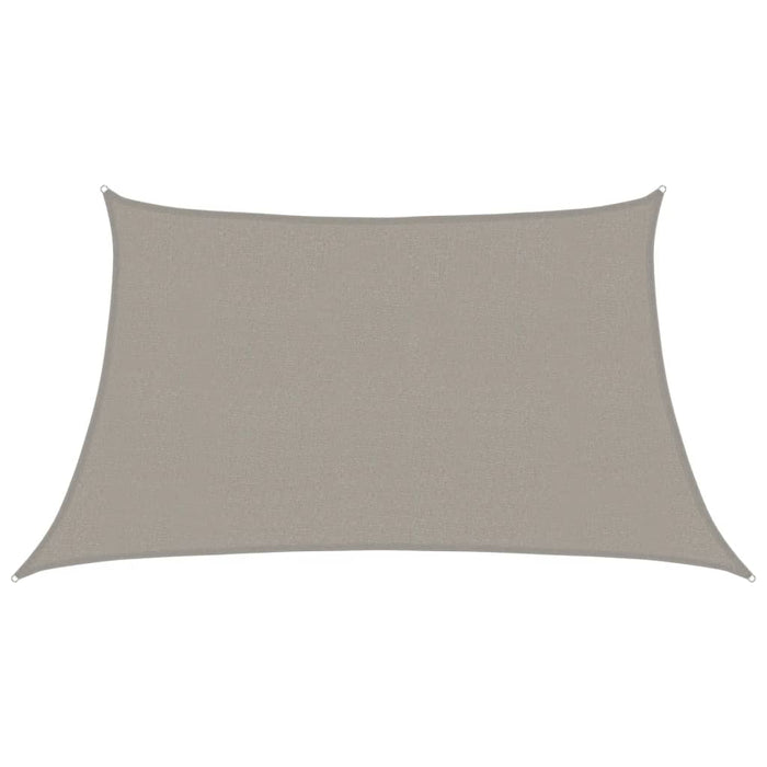 vidaXL Vela Parasole 160 g/m² Trapezio Grigio Chiaro 3/4x2 m in HDPE