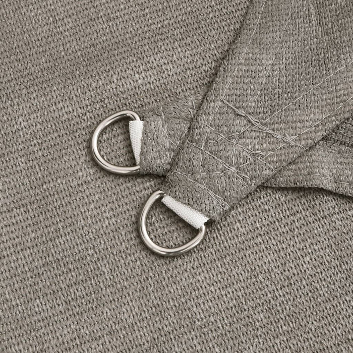 Vela Parasole 160 g/m² Trapezio Grigio Chiaro 3/4x2 m in HDPE 4002015