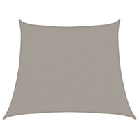 Vela Parasole 160 g/m² Trapezio Grigio Chiaro 3/4x3 m in HDPE 4002016