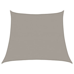 Vela Parasole 160 g/m² Trapezio Grigio Chiaro 3/4x3 m in HDPE 4002016