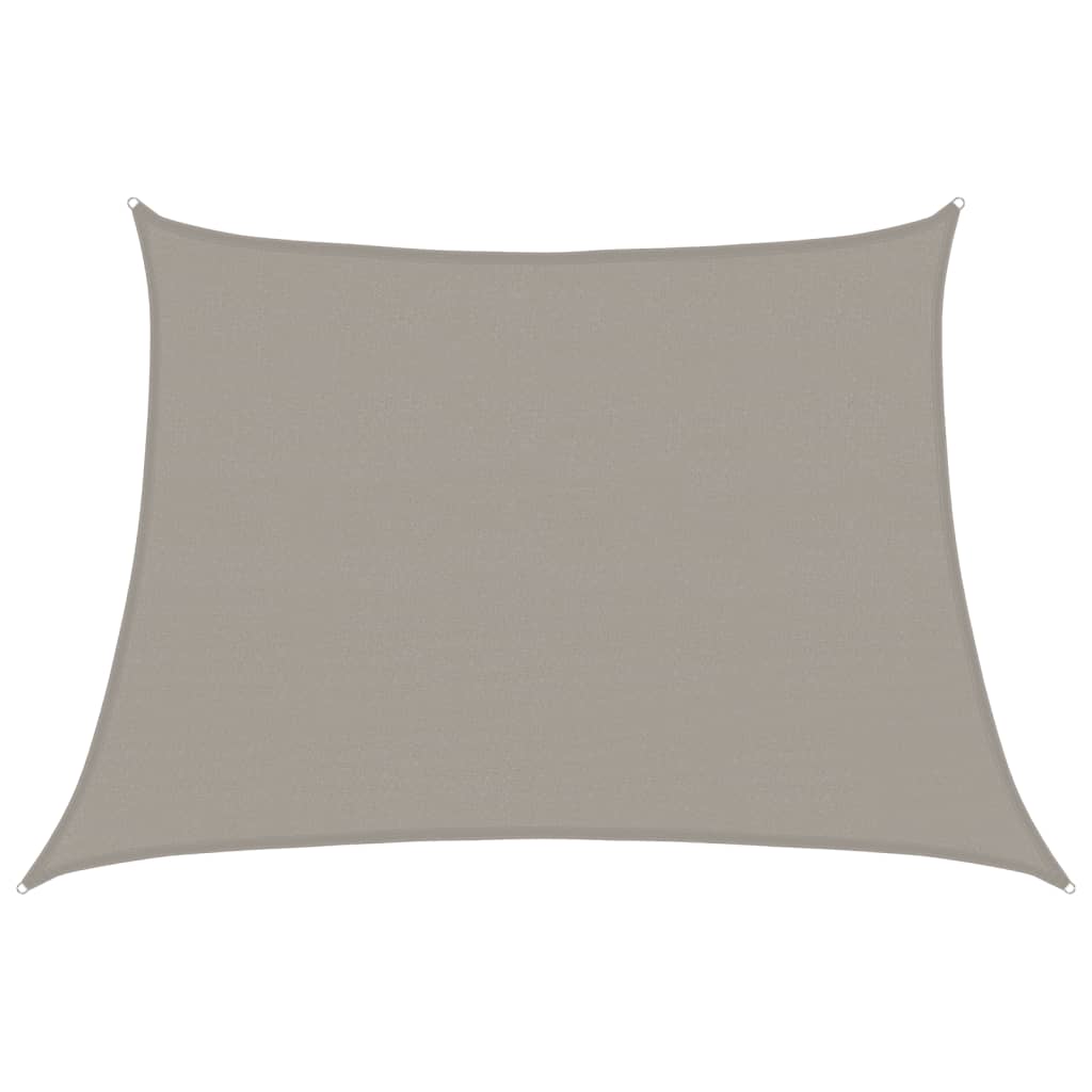 Vela Parasole 160 g/m² Trapezio Grigio Chiaro 4/5x3 m in HDPE 4002017