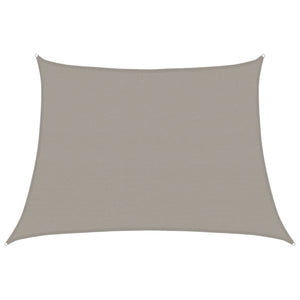 Vela Parasole 160 g/m² Trapezio Grigio Chiaro 4/5x3 m in HDPE 4002017