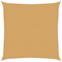 vidaXL Vela Parasole 160 g/m² Quadrata Sabbia 2,5x2,5 m in HDPE