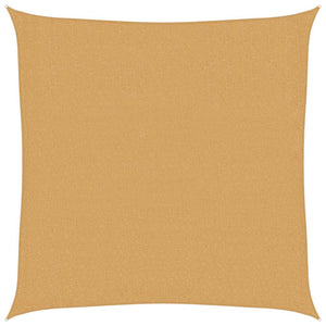 vidaXL Vela Parasole 160 g/m² Quadrata Sabbia 2,5x2,5 m in HDPE