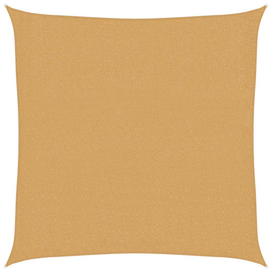 vidaXL Vela Parasole 160 g/m² Quadrata Sabbia 2,5x2,5 m in HDPE