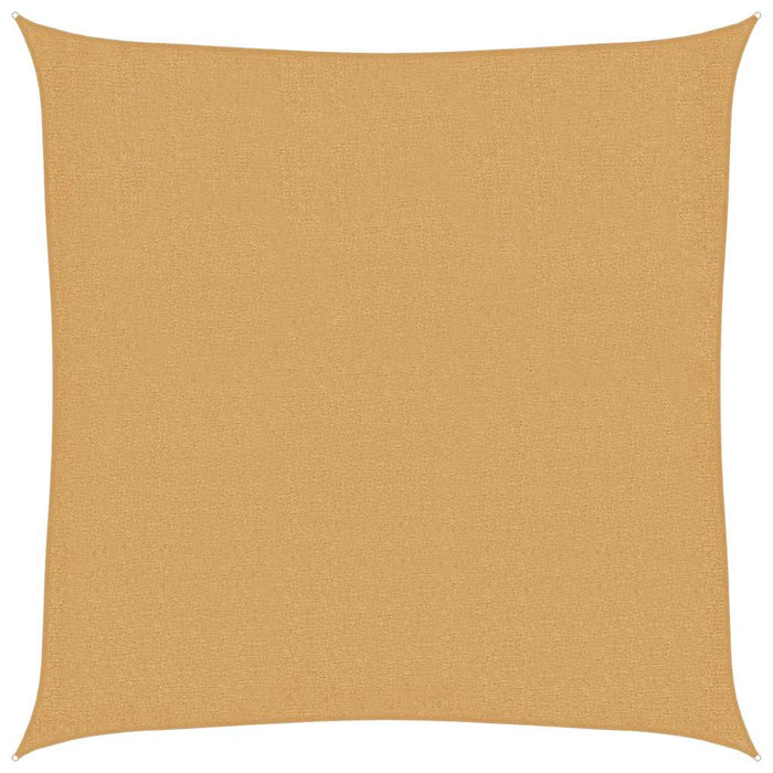 vidaXL Vela Parasole 160 g/m² Quadrata Sabbia 2,5x2,5 m in HDPE