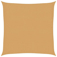 vidaXL Vela Parasole 160 g/m² Quadrata Sabbia 3x3 m in HDPE