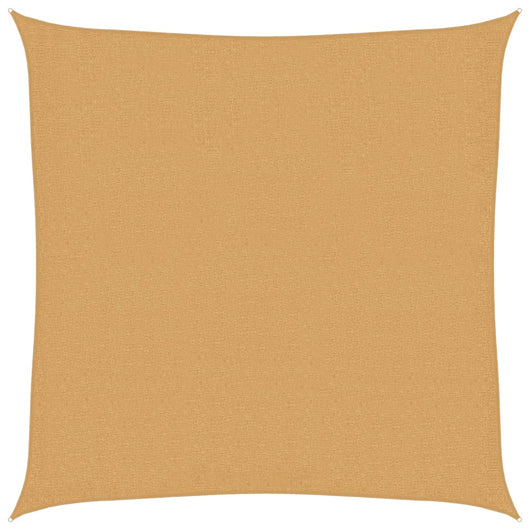 vidaXL Vela Parasole 160 g/m² Quadrata Sabbia 3x3 m in HDPE