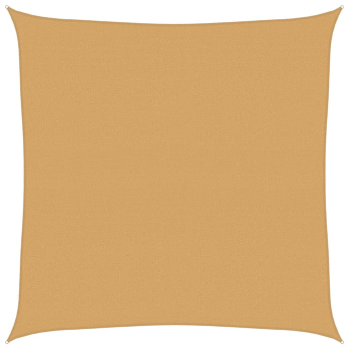 Vela Parasole 160 g/m² Quadrata Sabbia 4x4 m in HDPE