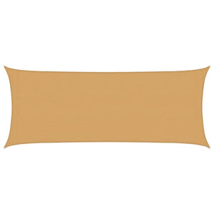 Vela Parasole 160 g/m² Rettangolare Sabbia 2x4,5 m in HDPE